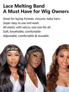 Adjustable Elastic Lace Wig Melting Headband - Suitable For Lace Front/Closure Wigs, Wig Melting Headband For Baby Hairstyling, Women Wig Accessories - View 7