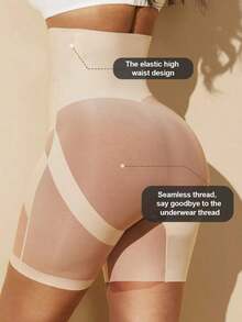 2pcs Women High Waist Criss-Cross Tummy Control Seamless Butt Lifting Shapewear Pants, Flat Belly Sheath Slimming Pants, Underwear Shorts, Lingerie, Briefs, Waist Trainer Shaper, Panty - 彩色 - 查看 3