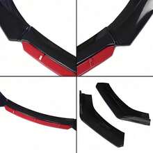 Shoze Front Bumper Lip Splitter Kit Spoiler For General Motors Car Body Protector Front Bumper Guard Decoration Protection Black - Black - View 7