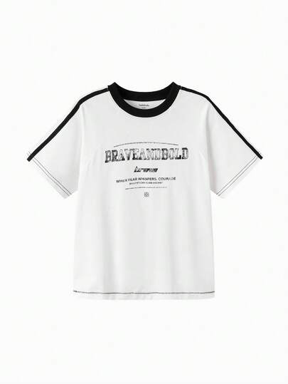 Balabala Kids Cooling Quick Dry Lightweight Breathable Short Sleeve T-Shirt Soft Comfortable Summer Active Top 2026