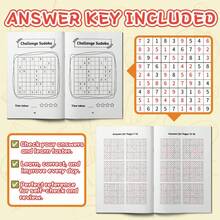 Sudoku Game Book Series, From Beginner To Challenge Level, Progressive Logical Grid With Answer Key, Cultivate Focus And Problem-Solving Skills - Sudoku - View 5