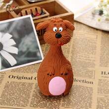 4款卡通设计耐用发声乳胶狗玩具，适合所有犬种 - 彩色 - 查看 11