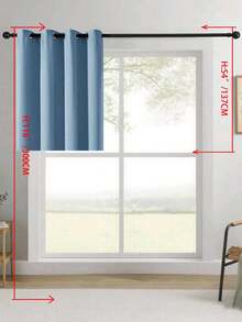 Blackout Curtains, Thermal Insulated, Opaque Curtains With Grommets, UV Protection, Bedroom Home Living Room Interior Decor - Blue - View 26