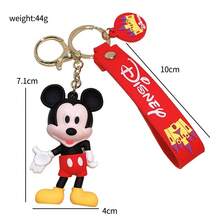 1pc Disney Mickey & Minnie Silicone Keychain, Bag Charm, Party Favor Keyring - Multicolor - View 4