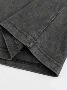 Authorized By Disney, Disney Toy Story Bushudi Customized T-Shirt With Black Washed Double-Sided Printed Short Sleeves, Which Is Also A Gift For Disney Couple. - 黑色 - 查看 5