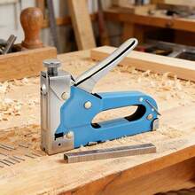 1 pieza Grapadora manual de uso pesado, excelente para reparaciones de carpintería del hogar, proyectos DIY y manualidades (sin grapas) - Pistola de clavos manual (clavos no incluidos) - Ver 15