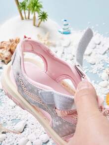 Kids' Casual Sports Sandals, Lightweight & Fashionable Children's Outdoor Sandals, Girls & Boys - Baby Pink - View 10