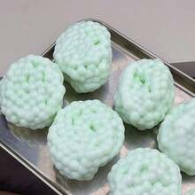 And Fun Kneaded Beautiful Green Handmade Ball, Perfect For Making Novel And Interesting Toys, Carnival, Easter, Handmade Green Marble Balls, Containing Bursting Beads - ASMR Relaxation Toy Christmas Stocking Stuffers, Christmas Stocking - 1PC - 查看 10