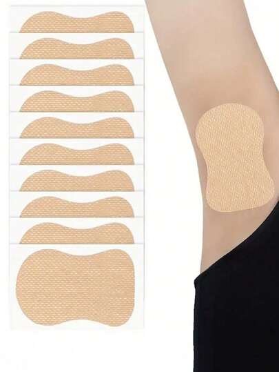 Disposable Sweat Pads, Self-Adhesive Breathable Non-Woven, Suitable For Sports, Outdoor Activities, Holidays, Unisex, Long-Lasting Effective, Breathable Invisible, Lightweight Absorbent, Comfortable Odorless, Easy To Use, Ideal For Summer Beach Travel