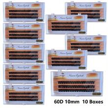 10 Boxes 10D-50D 600pcs Individual Lash Clusters 9-14mm Soft Lightweight Reusable False Eyelashes Makeup Natural,Fluffy,Wispy,Soft,Reusable - View 45