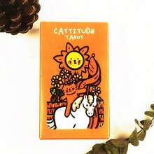 Cattitude Tarot: A-79 Cards Special Tarot For All The Cat's Enthusiastic Fans(With Pdf-Guidebook) - Orange - View 5