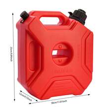 1 PCS 5L/1.3 Gal Capacity Portable Fuel Tank Container, Storage Tank, Portable Fuel Container, Suitable For Cars, Motorcycles, Outboard Motors - A - View 3