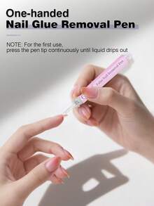 GLOZ Quick Nail Polish Remover Pen Gentle And Non-Irritating Perfect For Handmade Wearable Nails And Solid Gel, Protects And Nourishes Nails - 1 Set - View 3