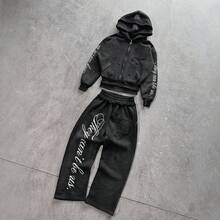 New Y2K American Vintage INS Streetwear Double Hood Zip Up Hoodie - 1 - Xem 3