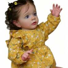 ziyiui 55cm/22inch Cute Reborn Baby Doll Soft Vinyl Lifelike Newborn Toy For Children Birthday Christmas Gift (Bottle Pattern Random),Perfect Birthday & Holiday Gift For Sge 3+ And Doll Collectors,Role Play Pretend Game,Baby Dolls,Toys,Toys For Girls Boys. - 彩色 - 查看 7