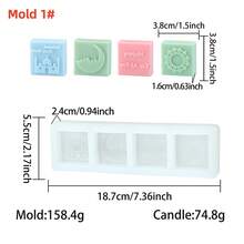 Ramadan Eid Silicone Soap Mold Set - 3D Islamic Crescent Moon, Mosque & Lantern DIY Handmade Soap Candle Making Tools For Resin, Candle, And Clay Crafting - Silicone Mold - View 16