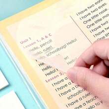 200pcs/150pcs Transparent Memo Pads, Waterproof Reusable Sticky Notes For Notebooks, Diaries, School & Office Supplies, Suitable For Note-Taking And Annotation In Books And Documents - Transparent - View 4