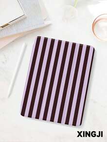 1pc Red-Brown-Pink Striped Pattern Tablet/E-Book Reader Protective Case, Compatible With Kindle Paperwhite 5, Kindle NK 11, 11" 11th Gen 2025, 10.2" 10th Gen, Auto Wake/Sleep Function, Slim & Lightweight - Multicolor - View 6
