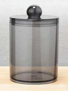 1/2/3/4pcs Cotton Pad Holder, 10oz Cotton Swab Jar Transparent Storage Box, Bathroom Organizer Dispenser - Multicolor - View 6