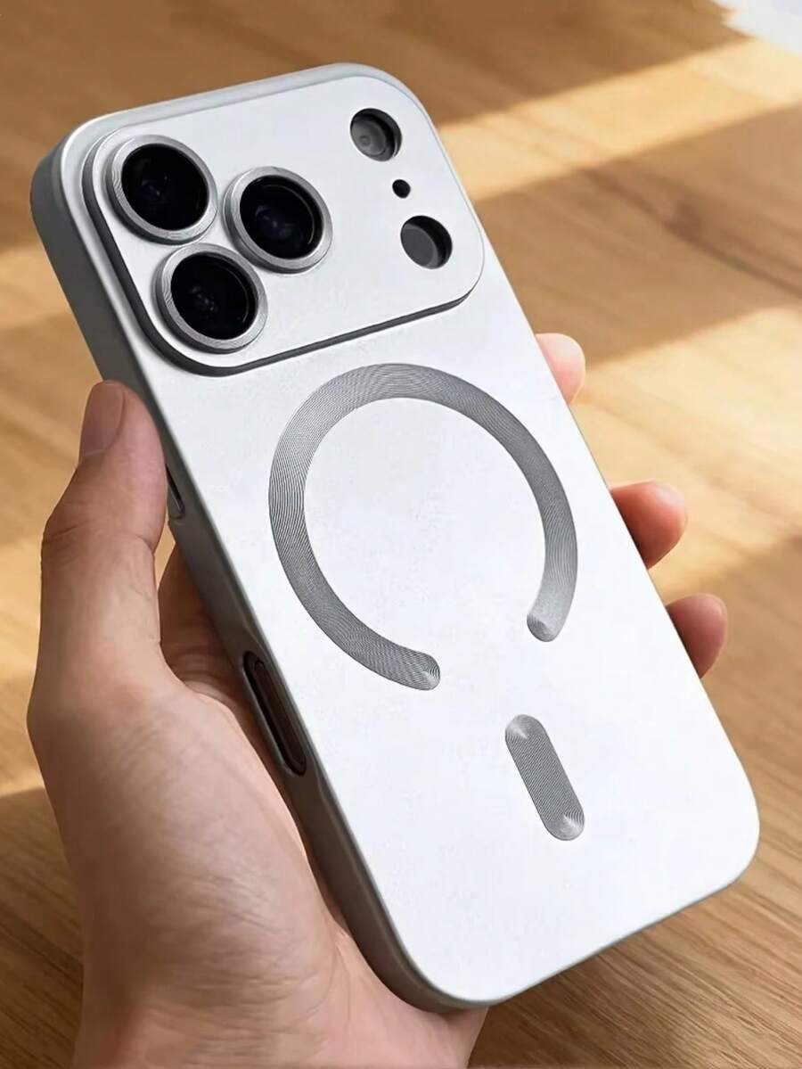 Luxury Matte Magnetic Wireless Charging Phone Case, Compatible With IPhone 17 Pro Max, Air 16, 15, 14, 13, 12, 11 Pro Max, Provides Camera Lens Protection
