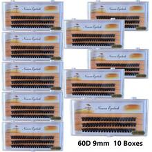 10 Boxes 10D-50D 600pcs Individual Lash Clusters 9-14mm Soft Lightweight Reusable False Eyelashes Makeup Natural,Fluffy,Wispy,Soft,Reusable - View 47