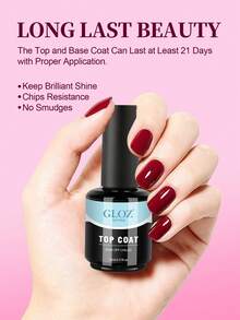 15毫升高光泽持久亮油，适合DIY居家美甲和专业美甲护理，需使用UV灯固化。 - 1 Set - 查看 4