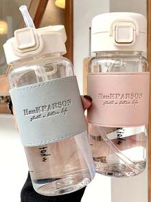 Customizable Cute Children's Water Bottle, Fashionable Water Bottle Gift, Unique Personal Style Couples Multi-Functional, Ornamental, Letter Baby Fashion, Tidy, Modern, Cute Kawaii Adorable Custom, Unique Treasure Finds, Baby Gifts, Cute Baby, Toddler Fashion Ideal Gifts Family, Friends, Daughter, Son, Her For Children's Day, Multi-Functional, Ornamental, Letter, Modern, Adorable, Casual, Custom, Personalised, Unique, Customized, Ideal Gifts For Her, Customized Kids Tableware, Warm Ambience - Multicolor - View 5