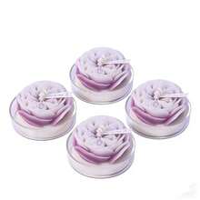 1pc Flower Rose Pink Yellow Blue Purple Candle, Valentine's Day Birthday Gift, Souvenir - 4pcs - View 6