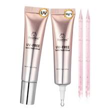 Beetles 2Pcs*10g Solid Nail Glue Gel, Tipex Soft Nail Tips Glue Super Strong For Acrylic Nails Extension Fake Nails Press On Nails - 2Pcs*10g UV-Free Semi Solid Nail Glue - 查看 8