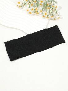 1Pc Lace Pattern Wide Headband, 3 Color Options, Minimalist & Retro, Versatile Headwear For Daily Outing/Home/Sports Holiday Essential Hair Accessories Summer Beach Hair Bands,Travel - Multicolor - View 9