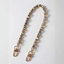 合金混色编织复古法式撞色手机挂绳，优雅包包装饰链（由于拍摄角度和放大倍数不同，实物尺寸可能与图片略有差异）春季生日礼物 - 彩色 - 查看 6