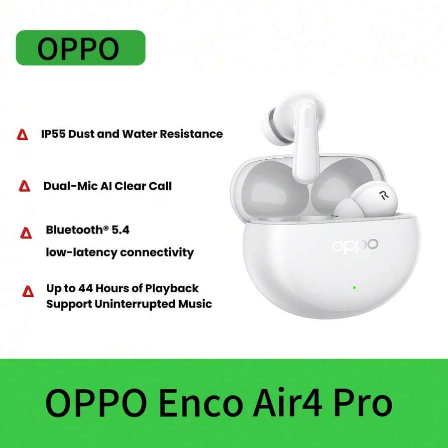 OPPO Enco Air4 Pro 真无线降噪耳机，全新蓝牙 5.4，双连接轻松切换 - 查看 1