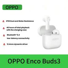 OPPO Enco Buds3 真无线耳机，轻盈舒适，快速充电 - 查看 1