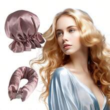 2pcs/Set No Heat Curling Iron And Curling Cap Combo, Loose Wavy Hairstyle Tools Set (1 Curling Iron + 1 Cap), Curling Iron, Curling Brush, Curling Tools, No Heat Curling, No Heat Curl, Hair Curler, Hair Roller, Curling Tools, Hairstylist, Hairstylist Accessories - Multicolor - View 17