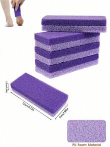 1/4/8块紫色浮石 - PU材质，专业足部磨砂器，适用于足部、手部和身体护理 - 去除脚茧、足部护理、修脚、去角质、磨砂，情人节礼物、新年礼物 - 多色 - 查看 9