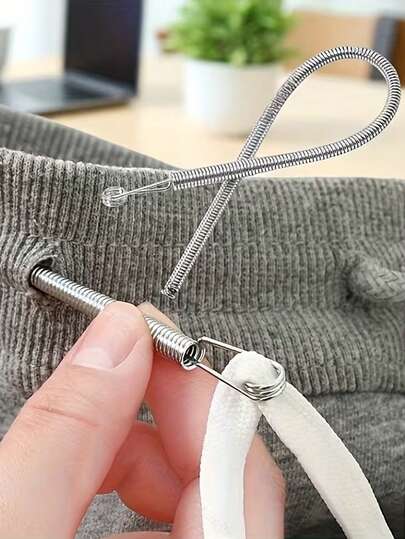 1pc Heavy-Duty Spring-Loaded Threader Tool With Bendable Needle - Effortless Threading For Sewing, Knitting, Quilting, Crafting - Non-Slip Grip, Ideal For Beginners, Elderly, Visually Impaired - Perfect Sewing Gift For Home Or, Quilting Accessory, Ergonomic Design, Sturdy Build, Threading Aid, Beginner