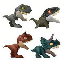 Mattel 美泰侏罗纪世界迷你收藏手指恐龙人偶，嘴巴可活动，JFC86 - 彩色 - 查看 4