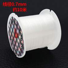 5pcs Transicolor Nylon Beading Thread (Fishing Line), Non-Elastic String For Handmade Bracelets & Necklaces – DIY Jewelry Cord. - Clear - View 18