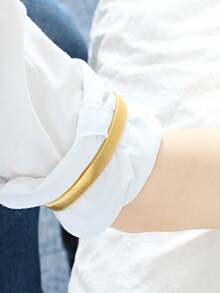 2/6件装衬衫袖套，弹性金属臂带，防止袖子滑落，男女通用 - 彩色 - 查看 2