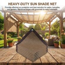 Brown Shade Net 2x2m 4x5m UV Protect Durable Edge Design For Garden Balcony - Multicolor - View 5