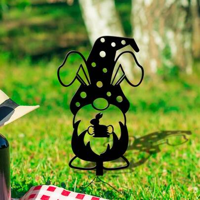 亚克力兔子复活节花园插牌，户外草坪庭院装饰，防水