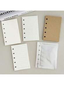 Giấy thay thế và túi đựng M5, 45 tờ giấy kẻ ô/kẻ dòng/trắng/giấy kraft, 10 túi đựng tài liệu bằng nhựa PP. - Giấy thay thế - Xem 2