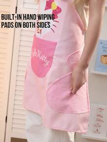 三件套三丽鸥卡通人物厨房围裙(Hello Kitty、My Melody、Kuromi、Cinnamoroll),防水、防油、防污,可调节颈带,前置口袋,内置擦手巾,耐用编织面料,轻便透气,易于清洗,适用于烹饪、烘焙、清洁、园艺、角色扮演等,是送给粉丝、女性、男性的理想礼物,适合生日、圣诞节等场合,也适合日常厨房使用。 - 彩色 - 查看 9