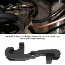 New Tube Bending Tool Brake Tube Bending Tool Brake Fluid Line Bending Tool Sturdy Metal, Convenient, 2 Bending Options - A - View 4