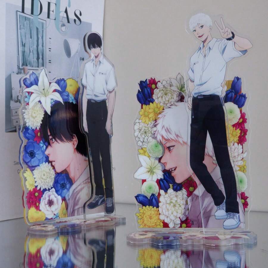 亚克力立式展示架，动漫耽美周边，桌面展示模型，送给女孩的礼物，收藏品 - 彩色 - 查看 1