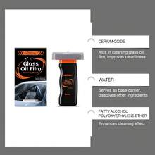 Cepillo de limpieza de película de aceite de vidrio, limpieza de manchas de agua y suciedad del parabrisas y el espejo retrovisor, paño de limpieza brillante - Líquido - Ver 4