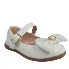 Girls' Ballet Flats, Sizes 20 To 34, Direct From The Factory. Glitter. - 白色 - 查看 7