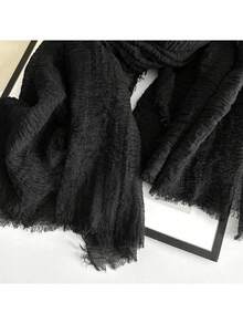 新款波西米亚风围巾，透气时尚流苏披肩，优雅风格，女士防晒假日旅行必备 - 彩色 - 查看 3