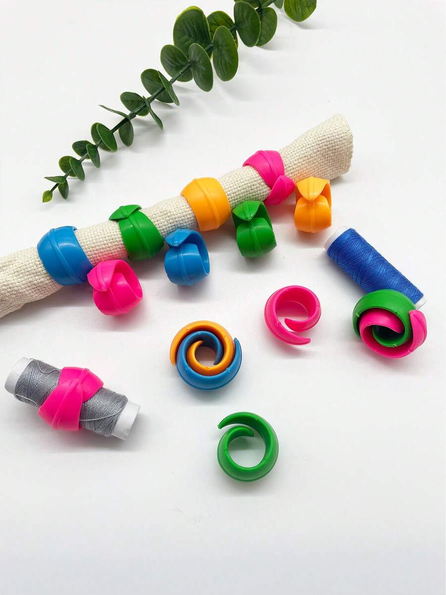 10pcs Silicone Sewing Thread Spool, Soft & Non-Slip, Prevent Thread Slippage, Reusable, Keep Thread Tidy & Untangled - Silicone Spools, 10-pack - View 1