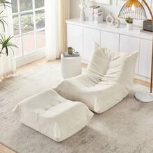 Bean Bags - Beige + Foam - View 8
